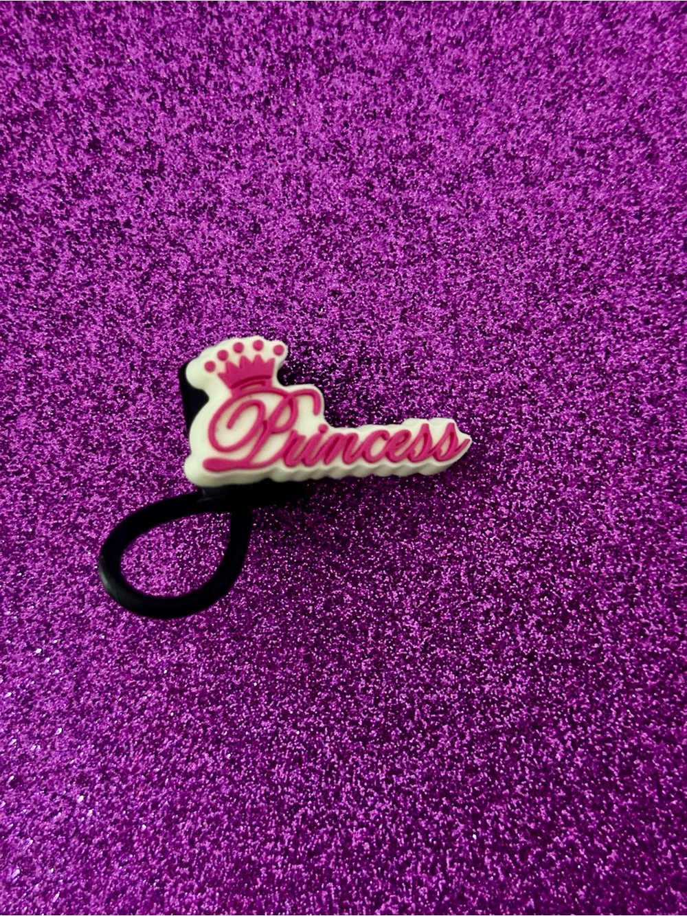 Princess Pink Straw toppers